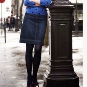Boden, A-line Jeans skirt, Size 6